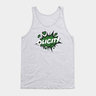 Olicity - Green Action Bubble Tank Top